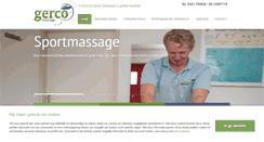 Desktop Screenshot of gercomassage.nl