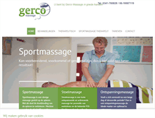 Tablet Screenshot of gercomassage.nl